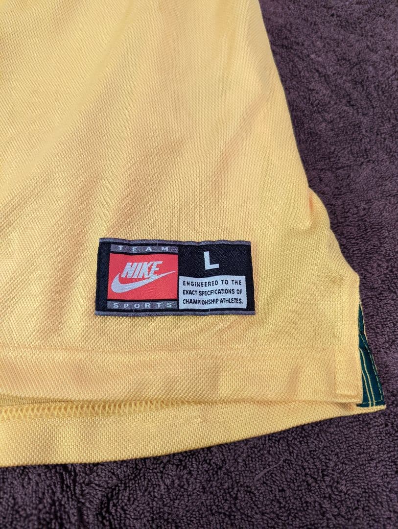 英国製 ビンテージ 1998W杯 ブラジル代表 選手着用モデル ロナルド 名前入