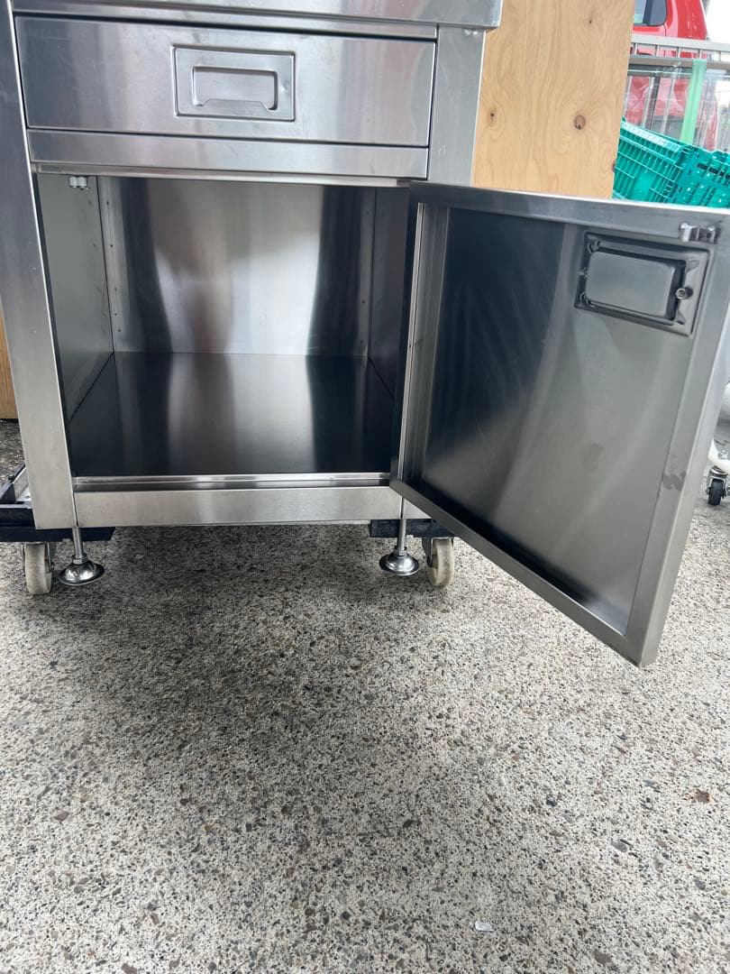 引出し付き調理台 550x750x700