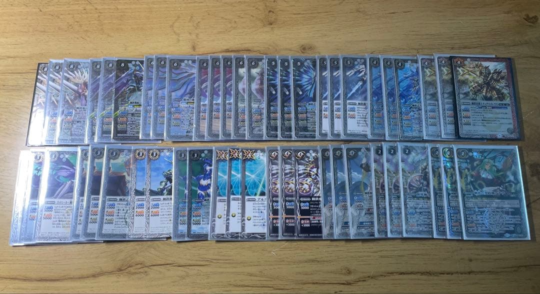 機人デッキ　スリーブ付き　(あめぎり)