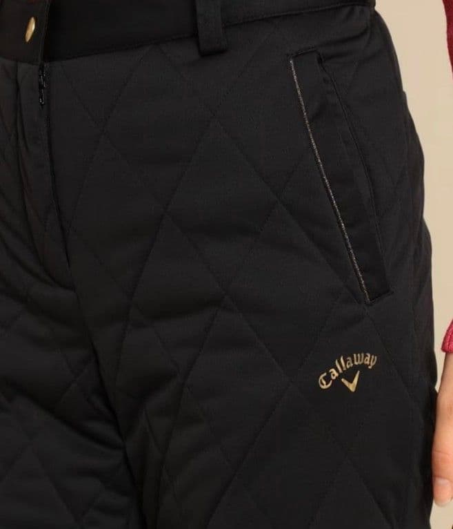 Callaway新品未使用 レディースゴルフ中綿パンツ ブラック S