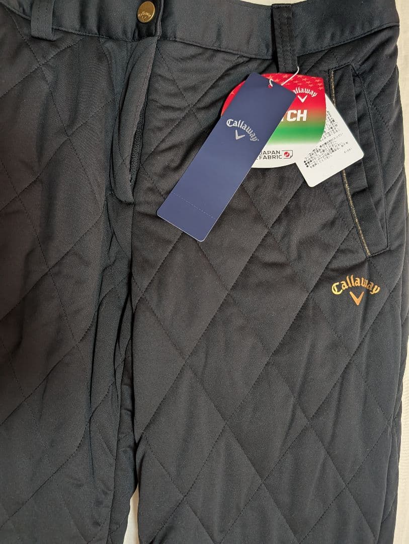 Callaway新品未使用 レディースゴルフ中綿パンツ ブラック S