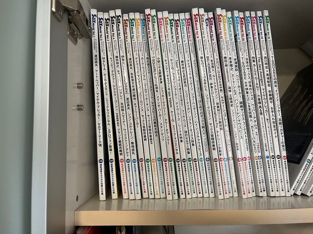 値下げます。雑誌　Sax World Vol.1 - Vol.30