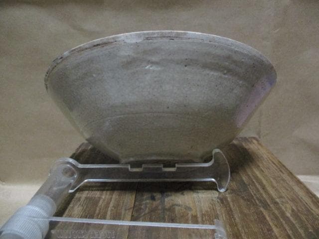 中国　南宋　鳳凰文唐草文青白磁鉢　古箱付き　I31-1