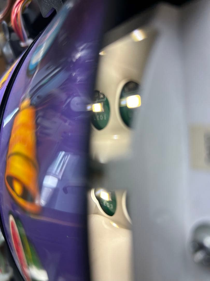 パチスロ実機　4号機　初代北斗の拳　リールランプLED