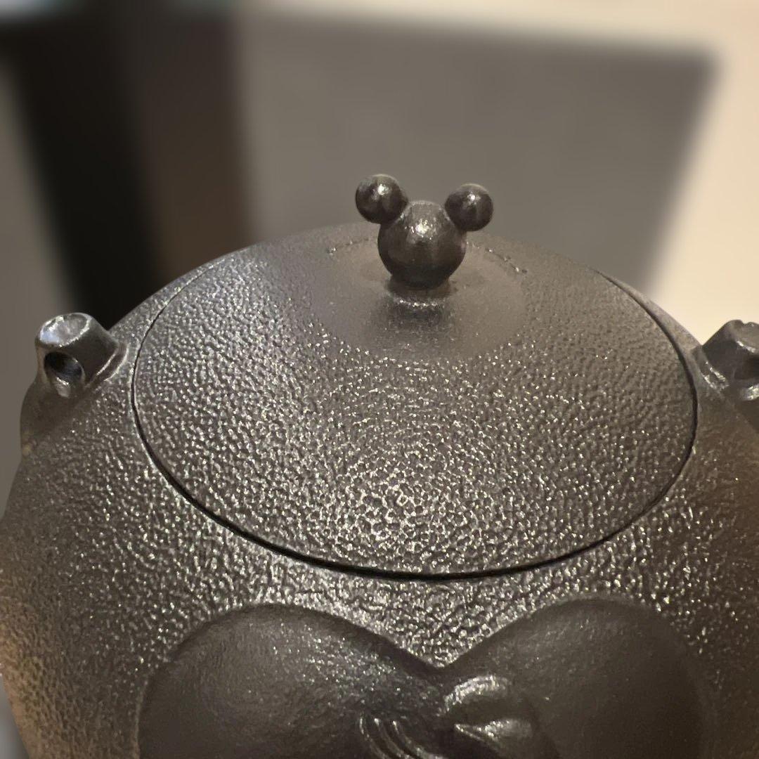 風炉釜　ミッキーマウス