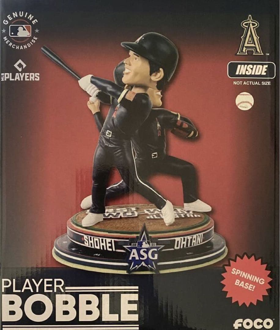 【初出場】大谷翔平 2021年MLBオールスター 二刀流初出場記念 ボブルヘッド