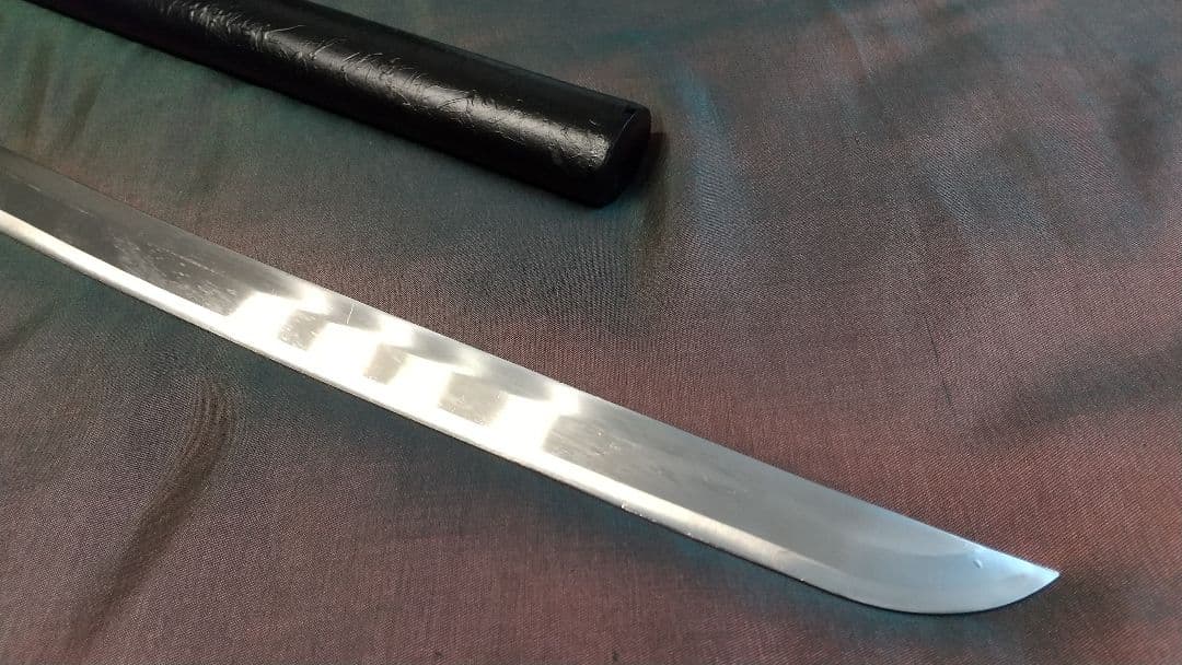 【直刃紋様】模造刀 小鍔 刀剣 大刀 模擬刀 拵え刀 katana sword