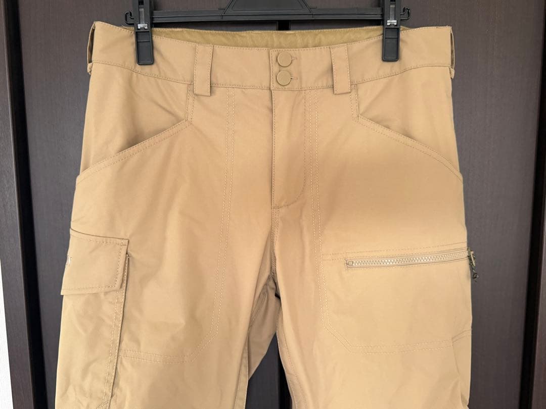 BURTON/パンツ/スノーボード/ベージュ/カーゴ/ウェア/チノパン/M/美品