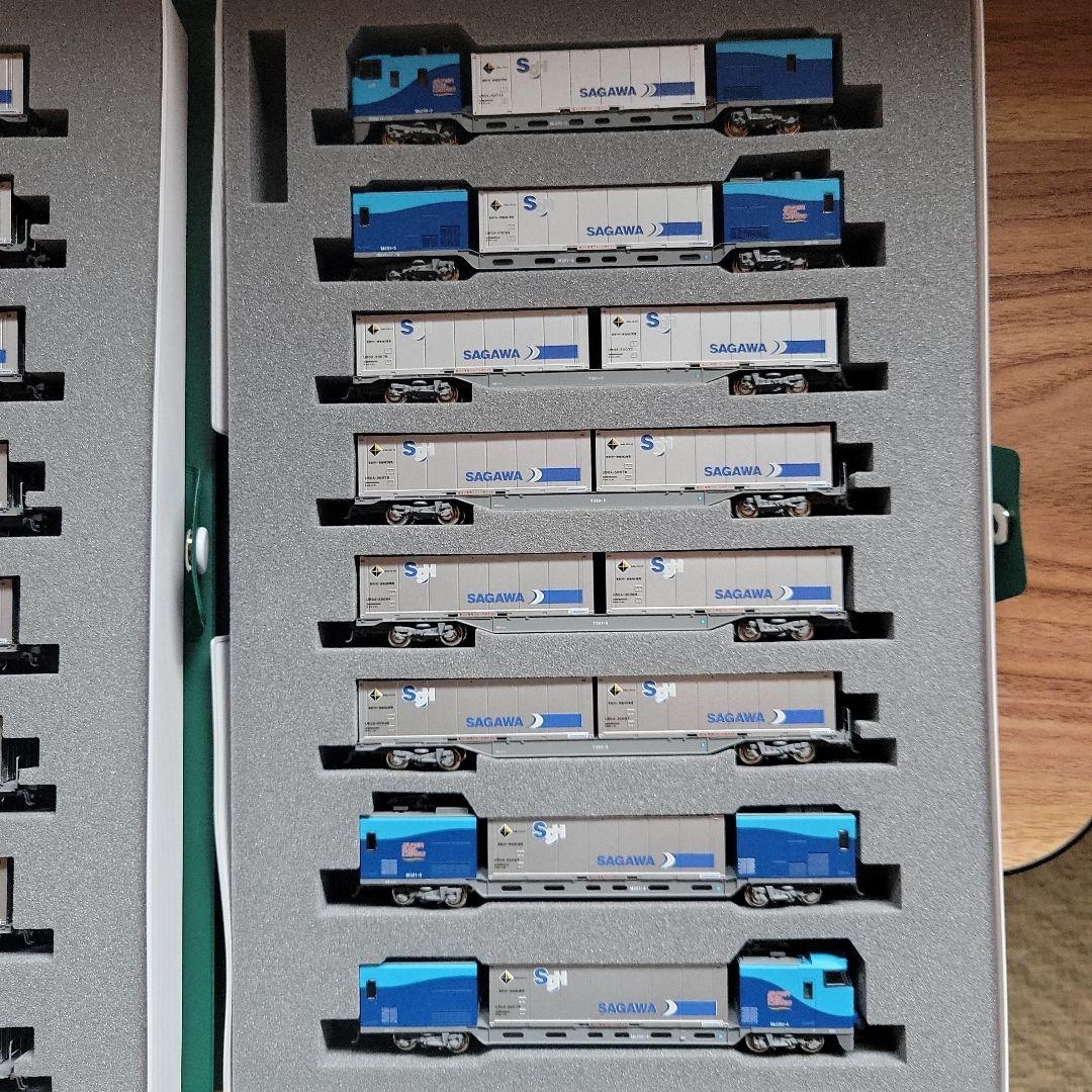 KATO M250系 スーパーレールカーゴ U50コンテナ16両フル編成中古美品