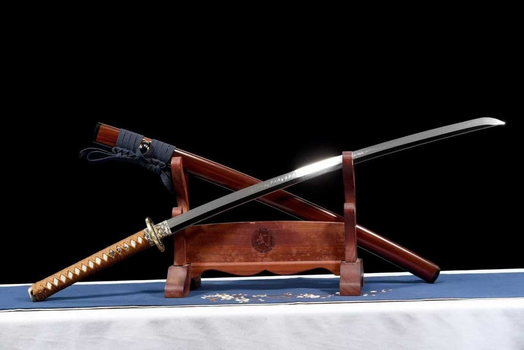 【キツネ桜】古兵器 武具 刀装具 日本刀　模造刀 居合刀 武士道 鑑賞用 美術刀