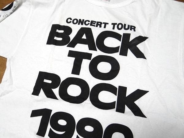 90年代 ハウンドドッグ コンサートツアー BACK TO ROCK ロンT