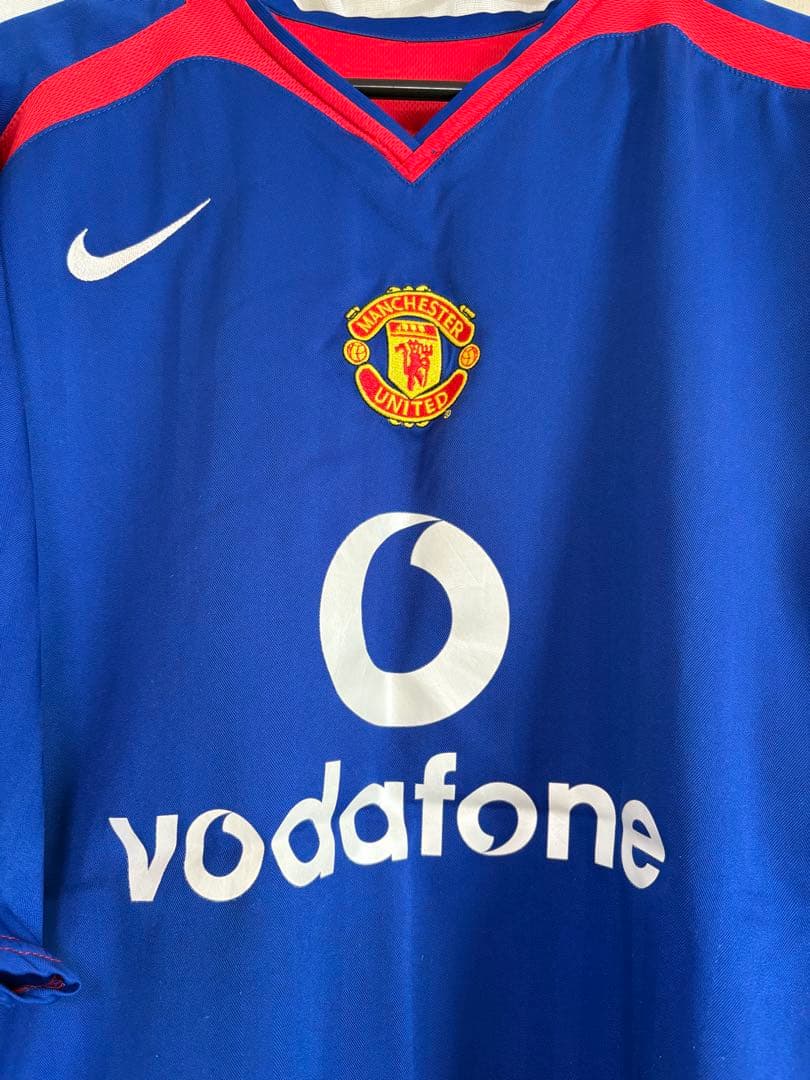 NIKE マンチェスターユナイテッド ボーダフォン シャツ L