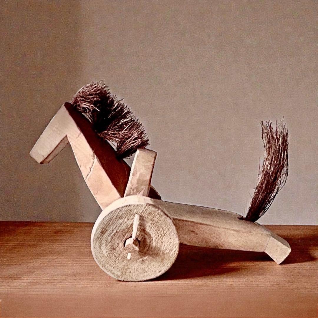 大分県廃絶郷土玩具 北山田のきじ馬①中山利市 午年飾り バーナードリーチ　民藝