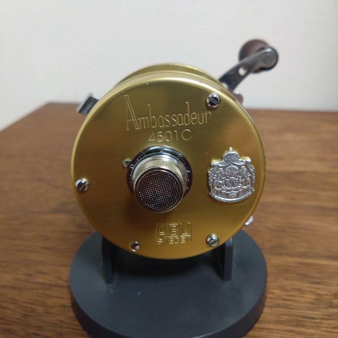 ABU アブガルシア アンバサダー 4501C クラシックゴールド 左巻き