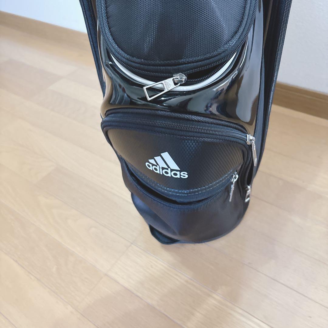 K384 美品！adidas キャディバック ブラック 軽量