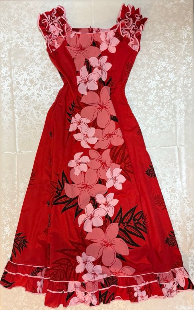Hura＆Hawaiian Club Seed ꕤ︎︎フラダンス ドレス 赤ꕤ︎︎