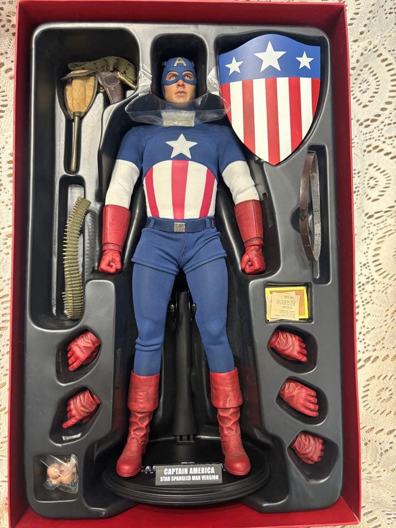 ホットトイズ キャプテンアメリカ アーミー・マスコット版　ムービーマスターピース