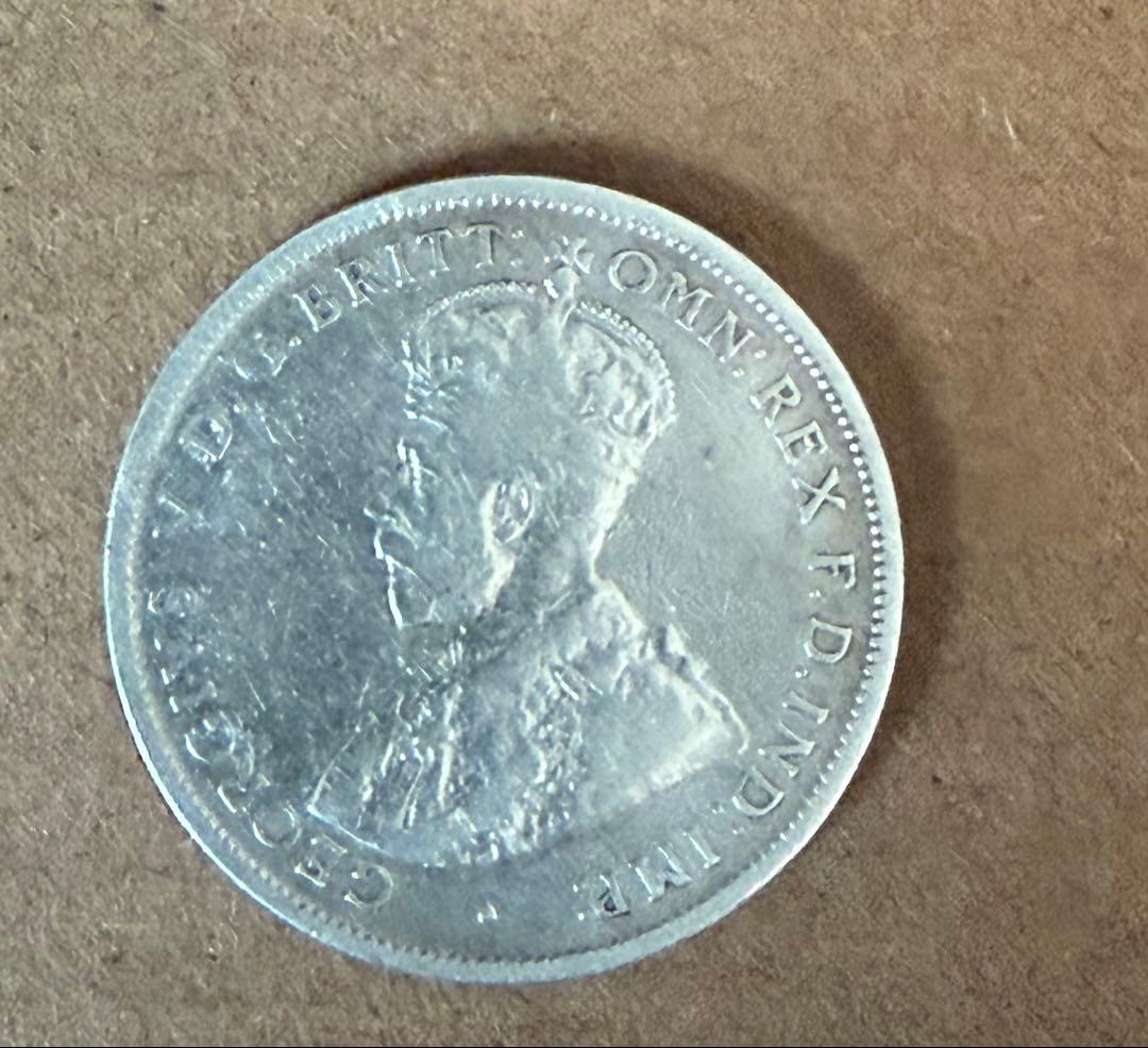 1918 m オーストラリア　1 フローリン　銀貨