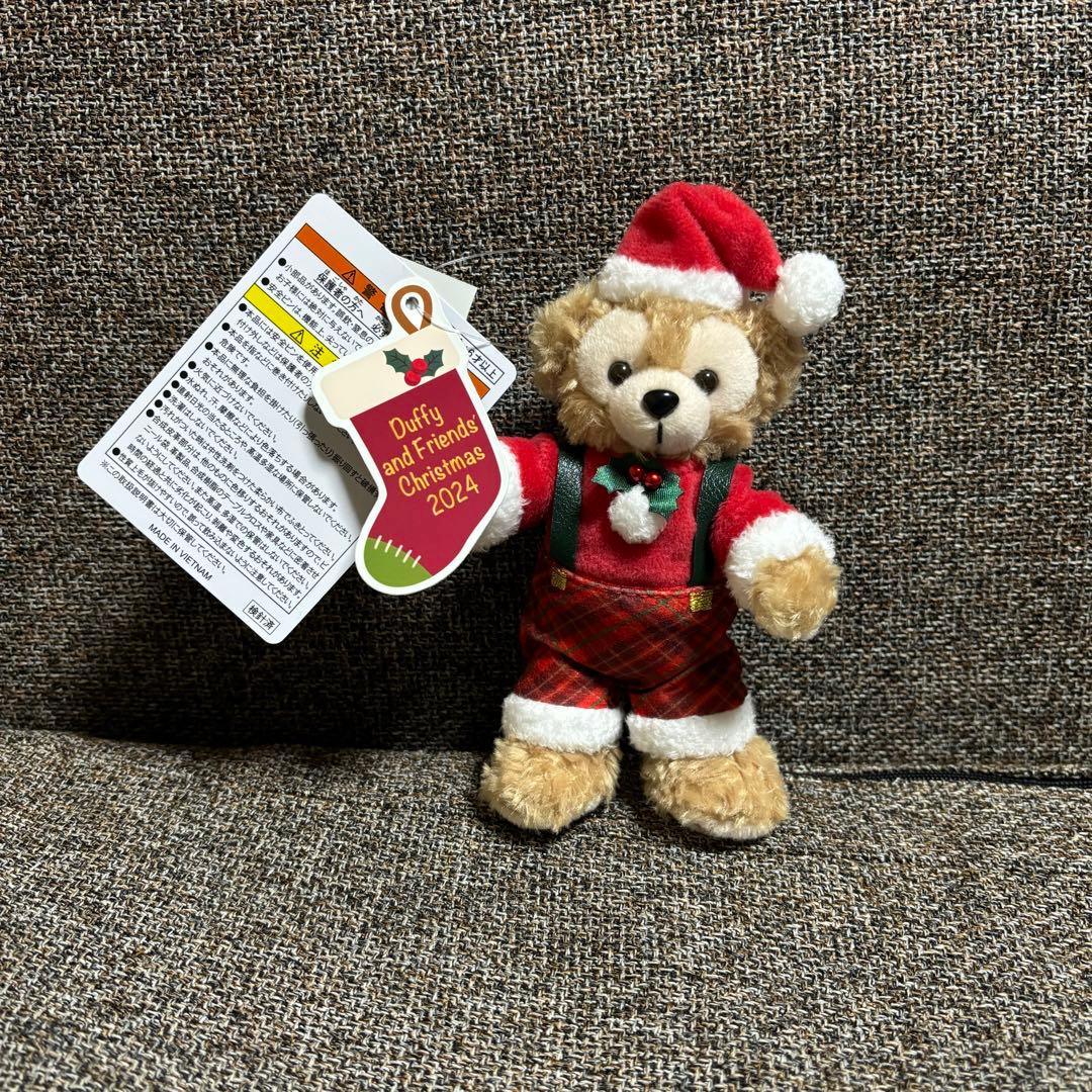 ダンシングスノーフレークス　オルメル　ダッフィー　ぬいぐるみバッジ　クリスマス