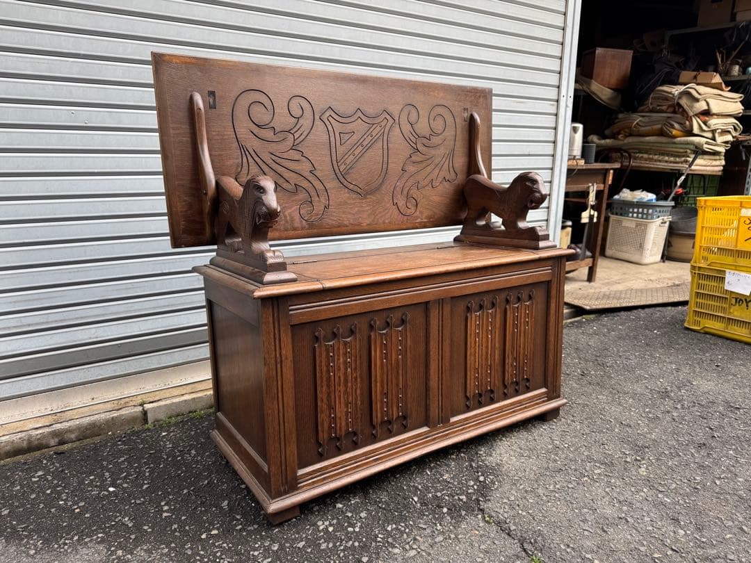 UKビンテージ Vintage モンクスベンチ