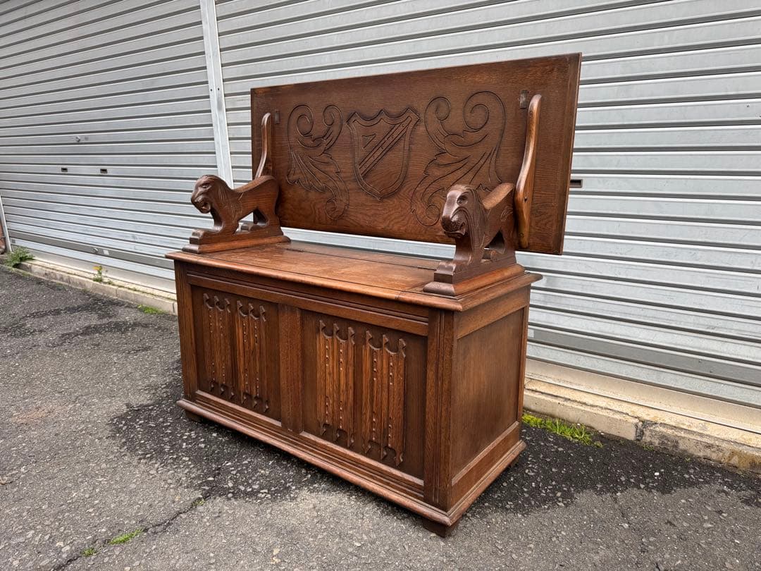 UKビンテージ Vintage モンクスベンチ