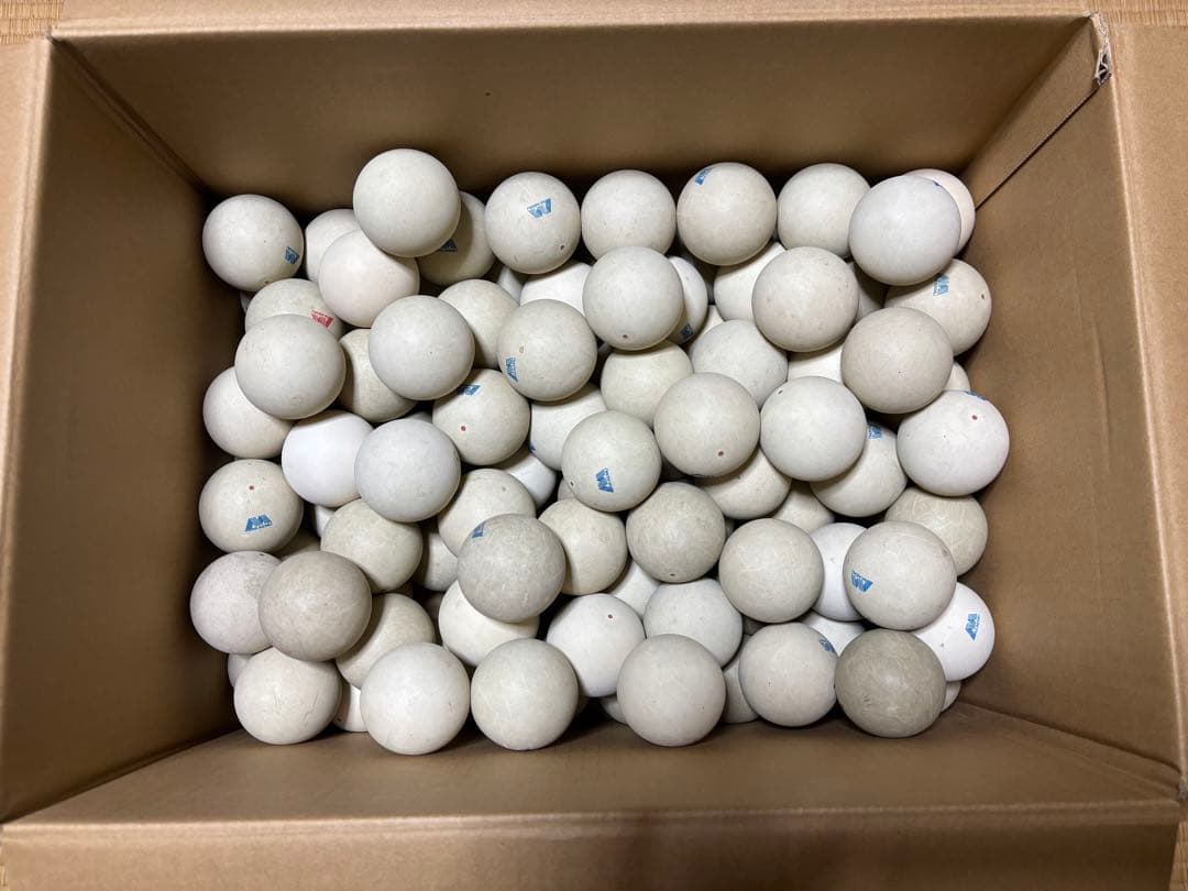 ソフトテニス ボール 中古 105球セット