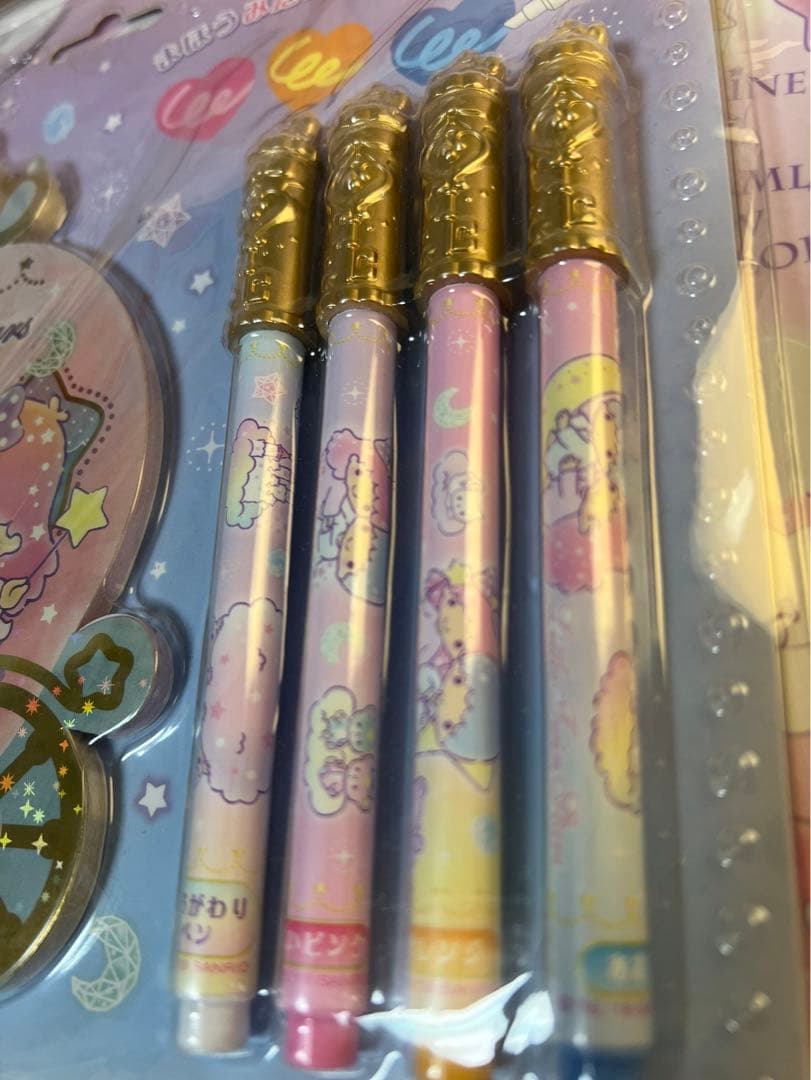 キキララパフポフ2018年馬車型メモ＆魔法ペンセット☆