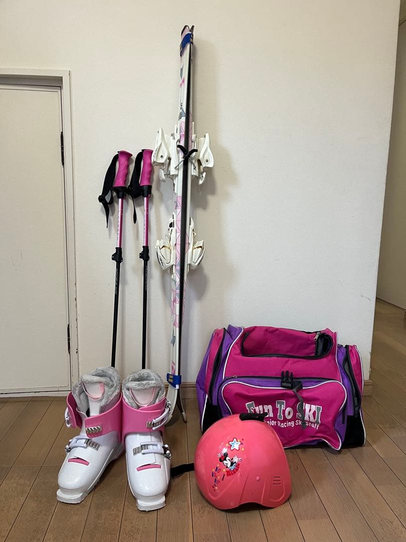 【スキー板セット】キッズジュニア VOLKL ［フォルクル］ピンク　120cm