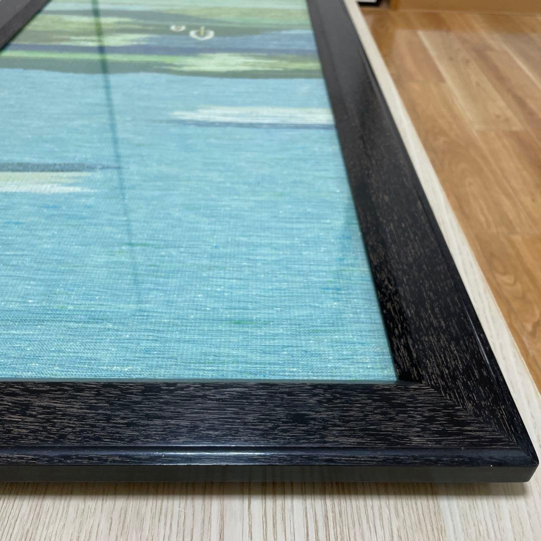 ユーカラ織 北海道手織つむぎ 優佳良織工芸館 優佳良織 木製フレーム付き