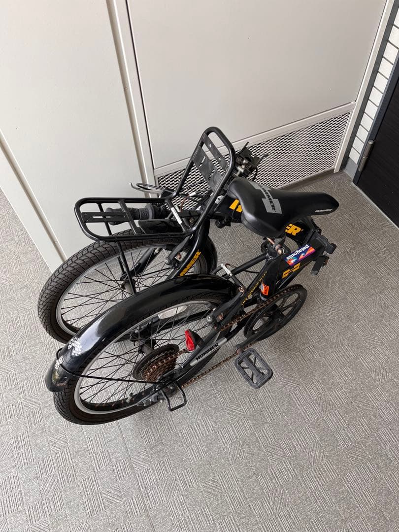 ハマー　HUMMER 折りたたみ自転車 黒