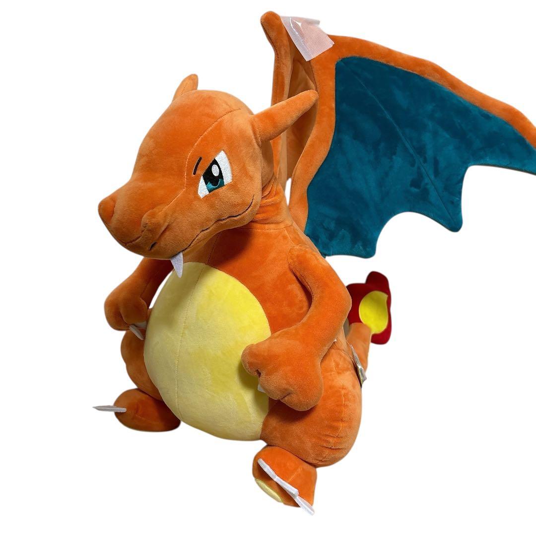 三英貿易　特大リザードンぬいぐるみ　ルームキーホルダー付き　クリスマスプレゼント