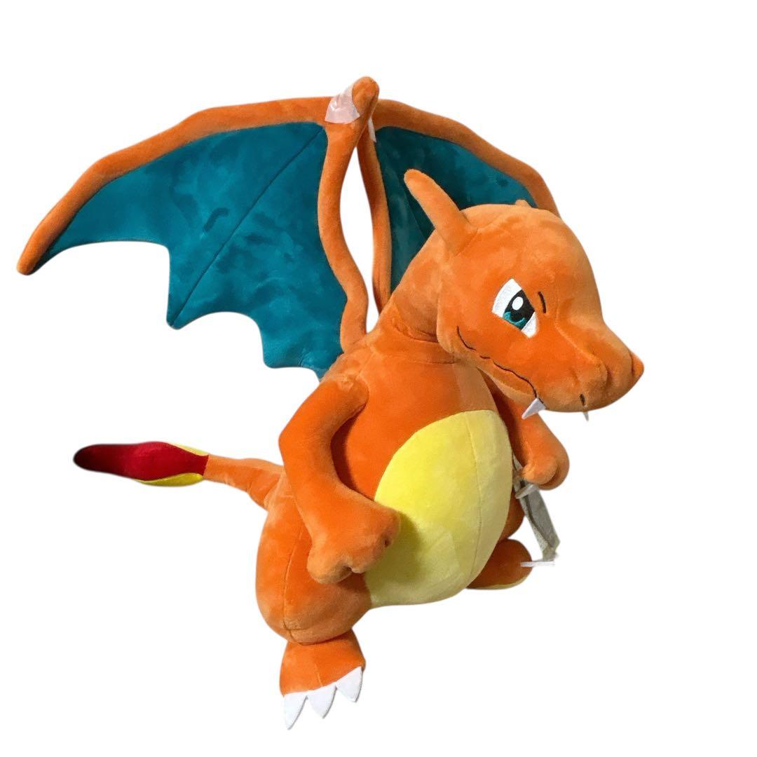 三英貿易　特大リザードンぬいぐるみ　ルームキーホルダー付き　クリスマスプレゼント