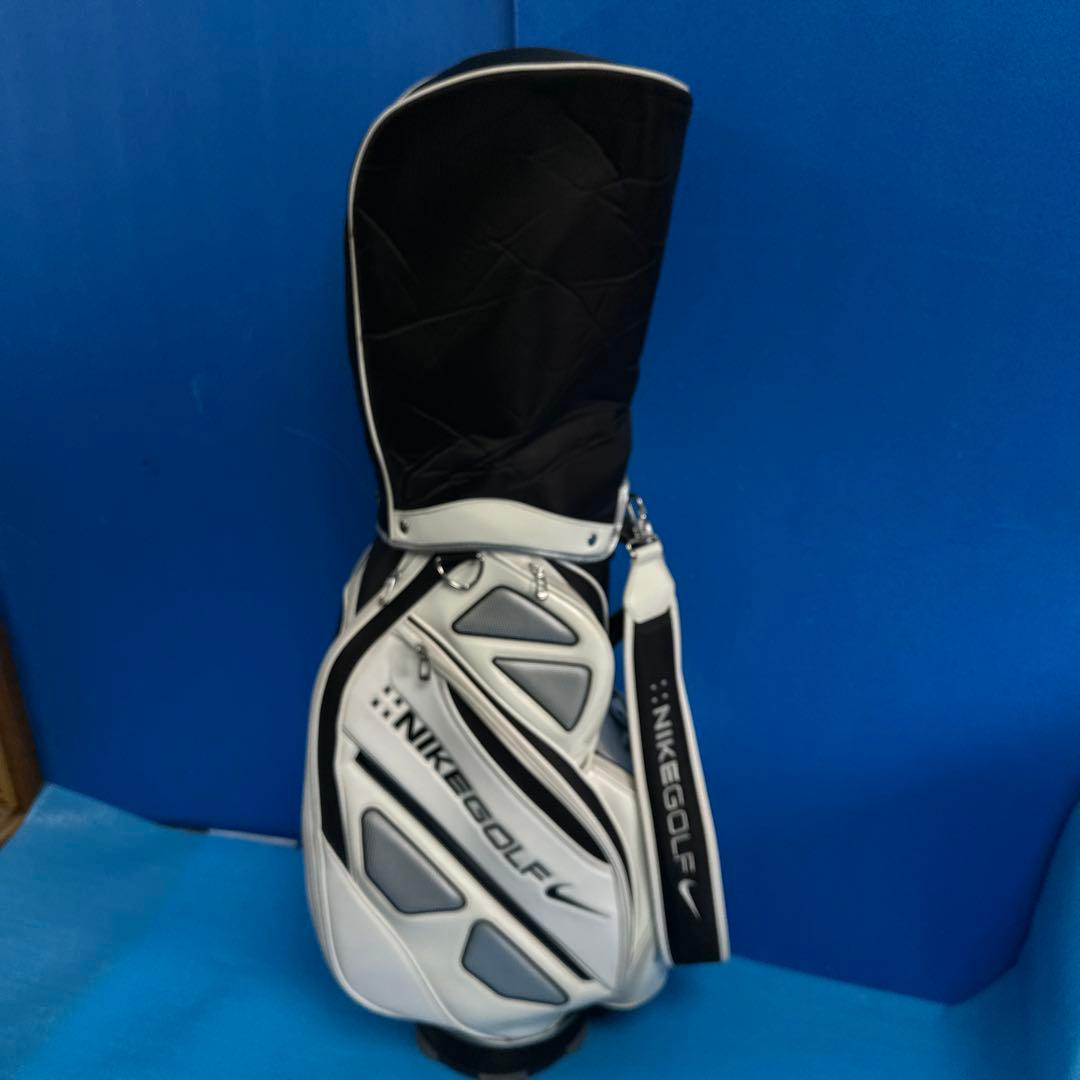 NIKE GOLF キャディバッグ ホワイト/ブラック極上美品！
