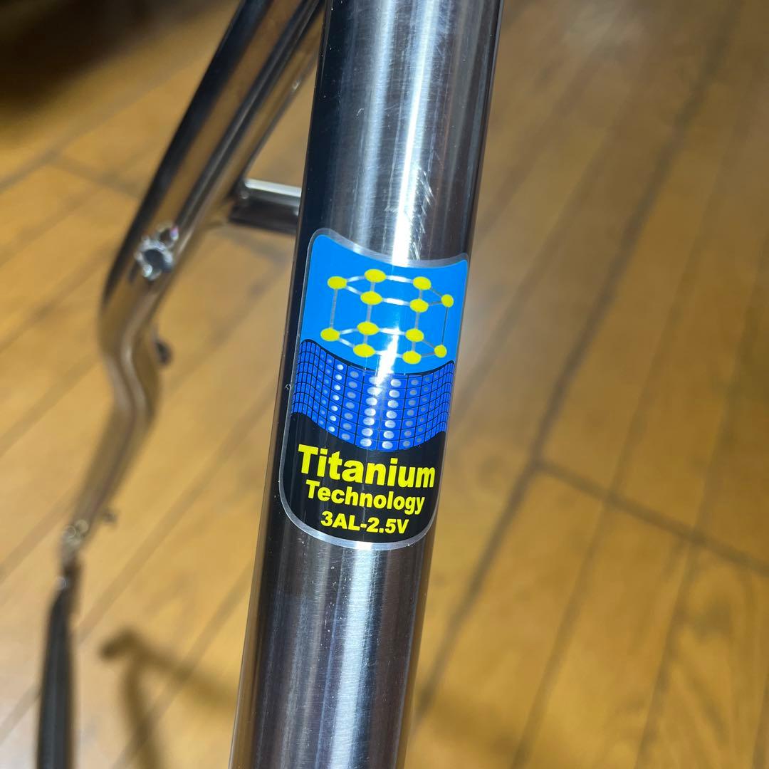 マウンテンバイク Panasonic チタンフレーム