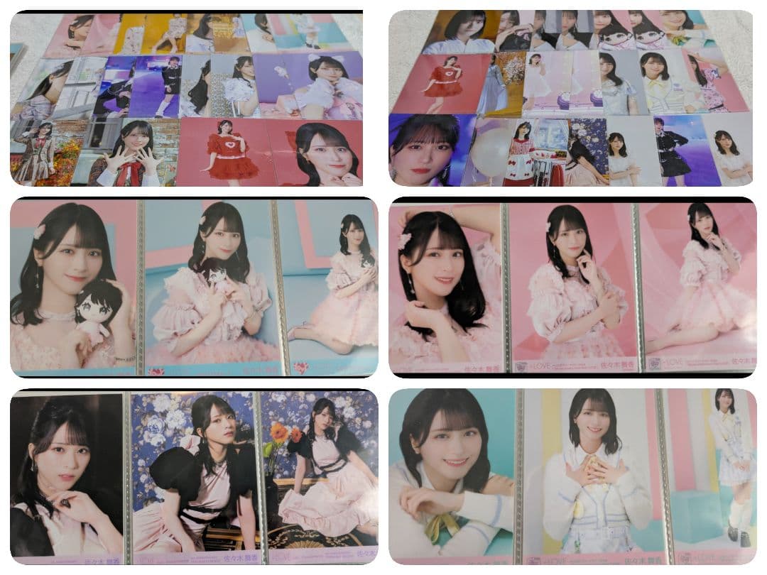 佐々木舞香　まとめ売り　生写真 　80枚　おまけフォト2枚付き