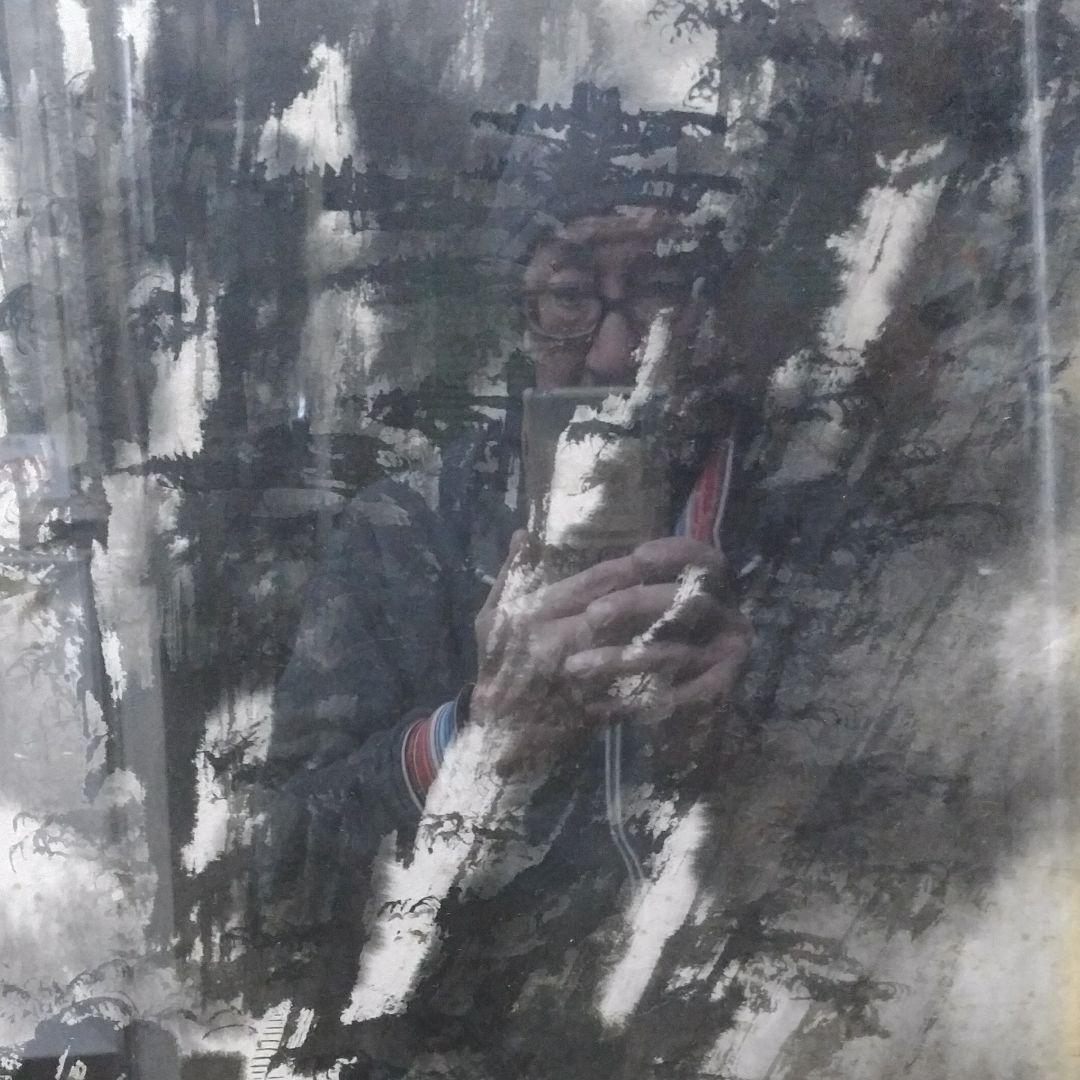 ★2 水墨画、直筆　ド迫力、作家落款あり。