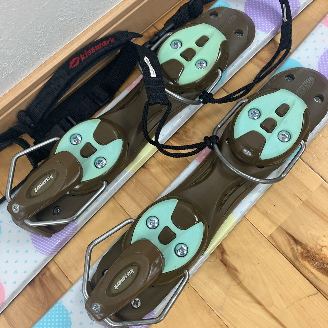 ショートスキー　レディース　kissmark キスマーク 3点セット　25㎝
