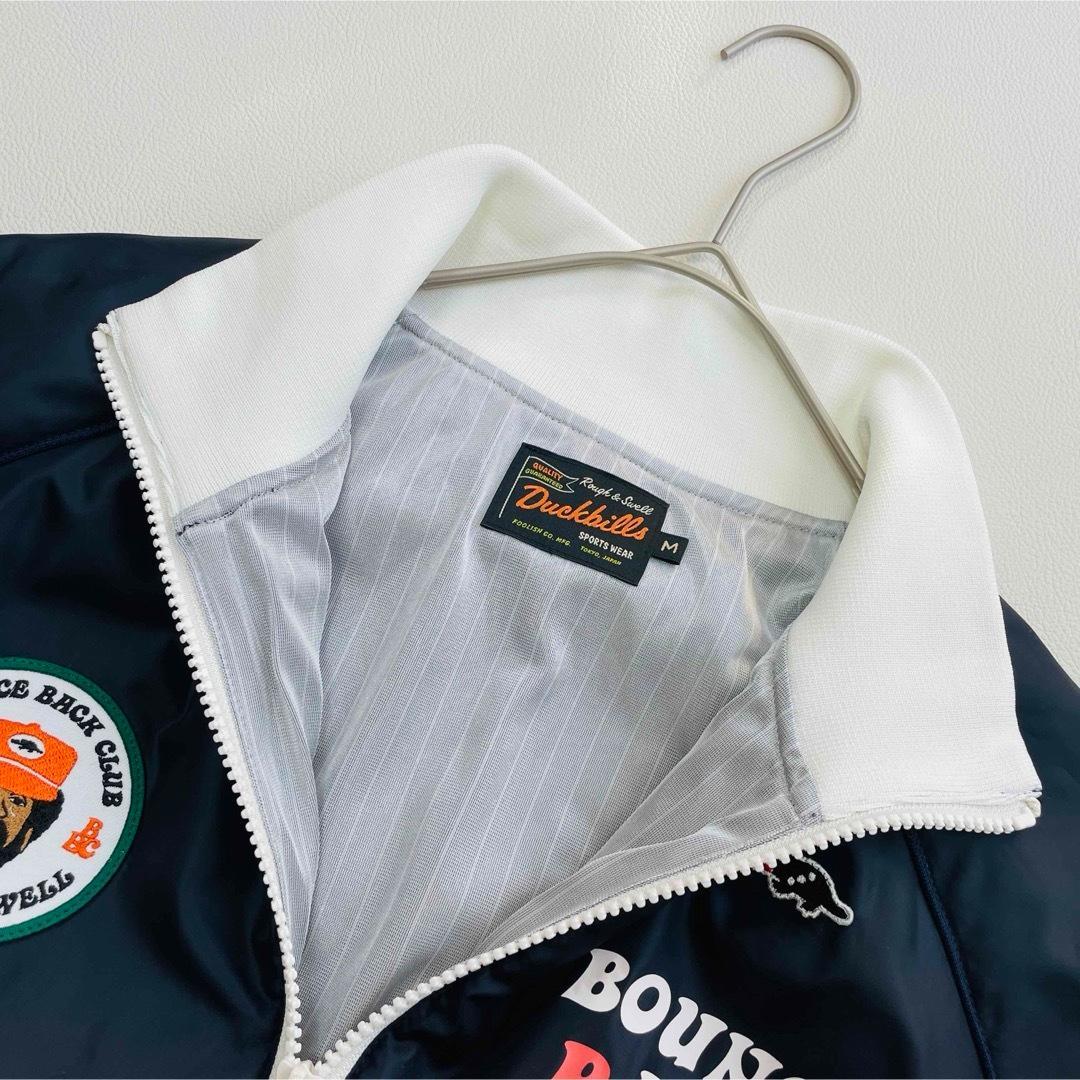 6638 ラフアンドスウェル　ジップアップジャケット　蓄熱　ロゴプリント