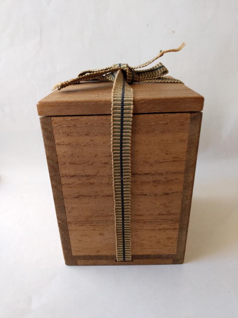 裏千家 淡々斎宗室 御書付『膳所焼 瓢茶入』淡海ぜぜ 陽炎園 岩崎健三 美品