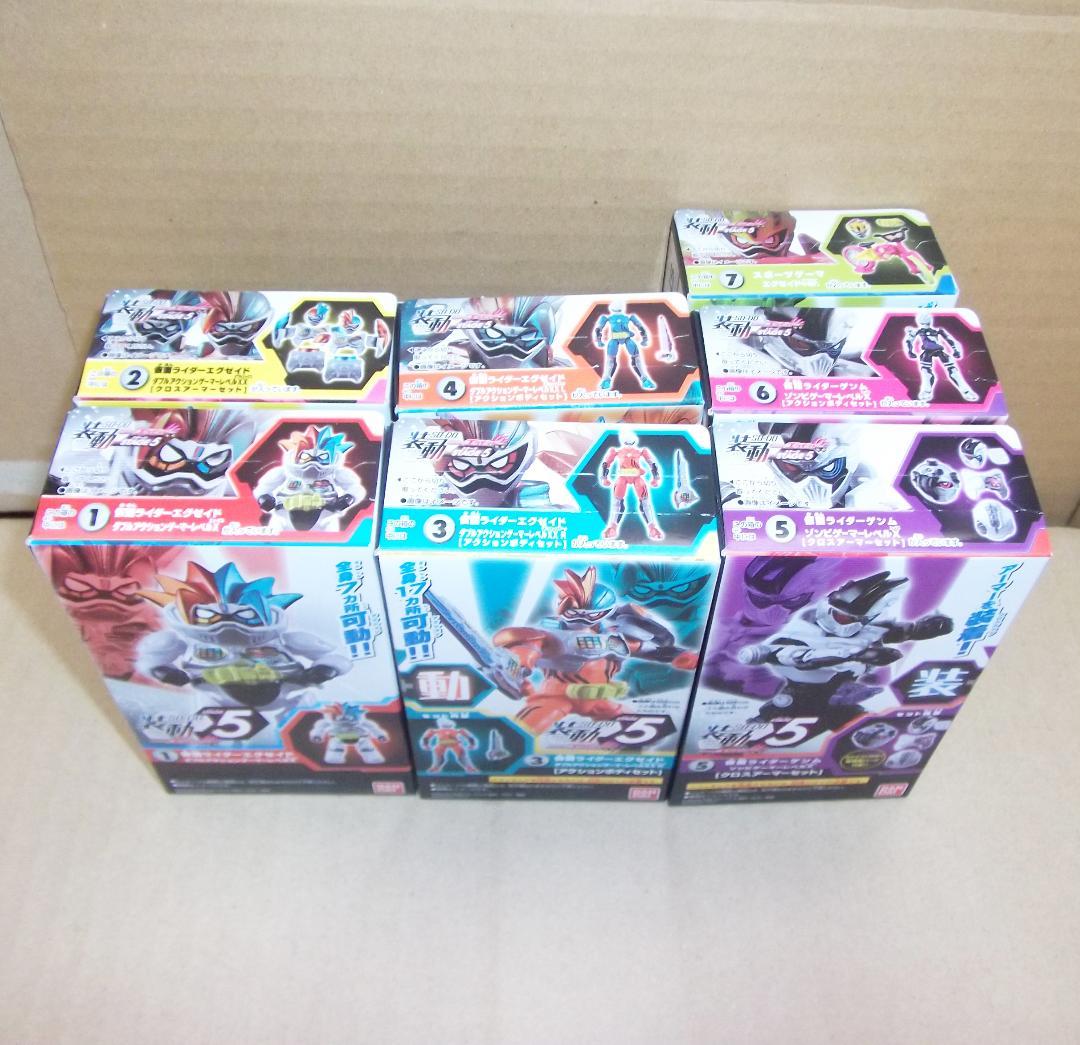 装動 仮面ライダーエグゼイド 1～10弾 全72個コンプ バグスター 最終値下げ