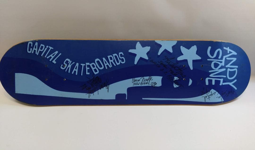 Capital スケートボード Andy Stone ライダーサイン 1997年