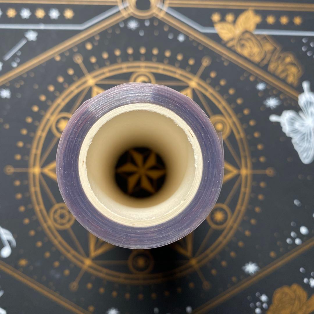 【9174】海外　マステ　中古巻　貝殻光マスキングテープ　半透明　古風装飾系