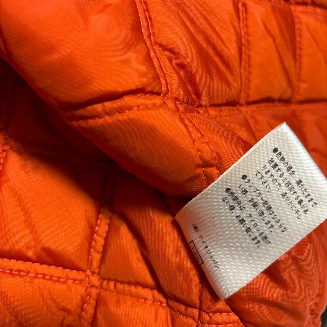 90s NIKE ベンチコート ロング 黒 青 スオッシュ L 中綿 古着