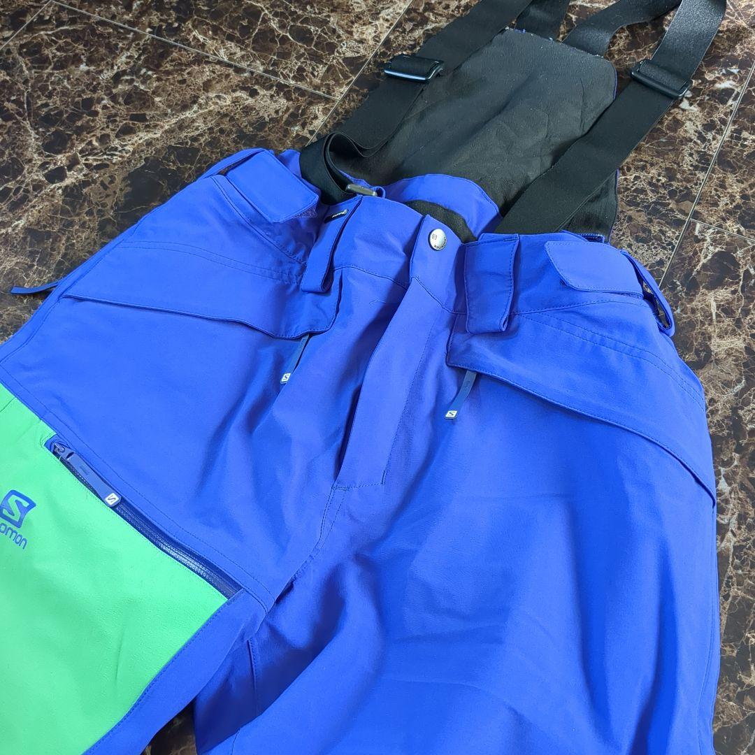 サロモン スキー スノーボード パンツ サスペンダー Sサイズ 中古