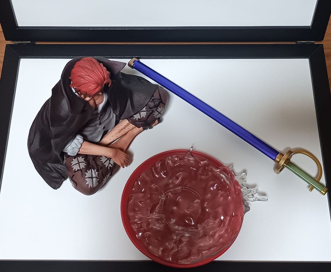 ワンピース 四皇赤髪シャンクス ガレージキットフィギュア塗装済み品