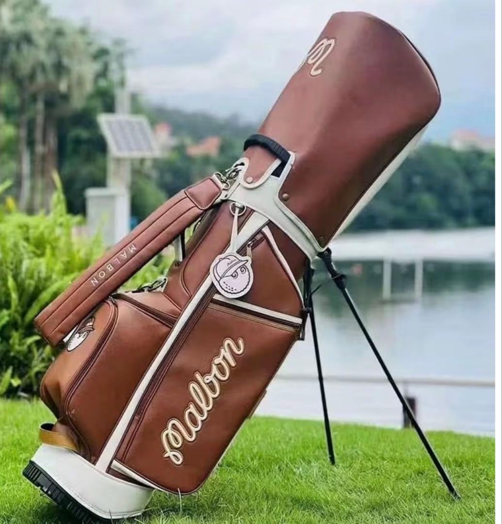 Malbon スタンド型ゴルフキャディバッグ