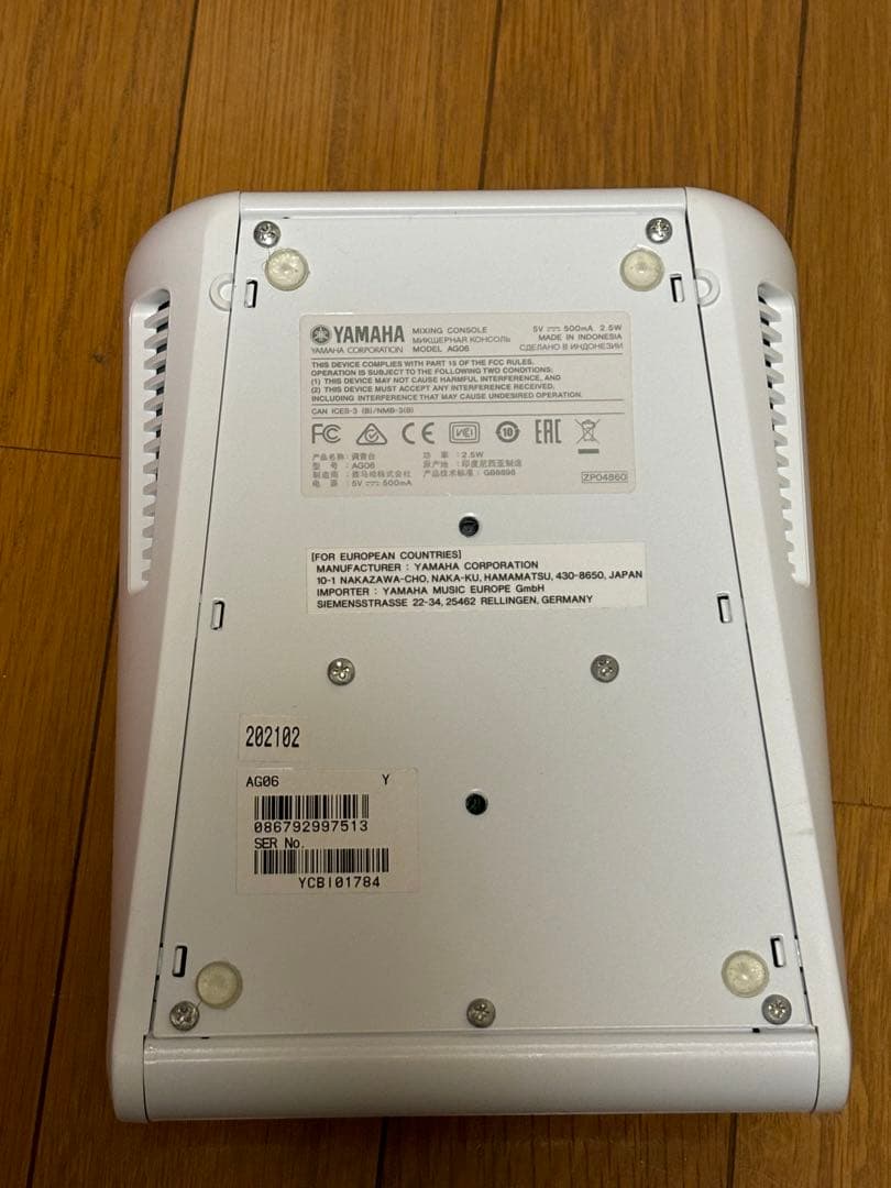 YAMAHA AG06 ウェブキャスティングミキサー