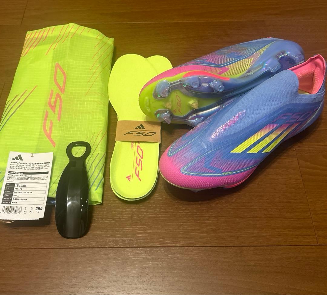 【新品未使用】adidas F50+ ELITE LL FGアディダス サッカー