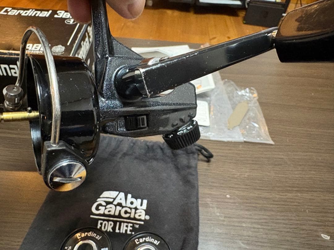 ABUカーディナル3BP アブガルシア　スピニングリール　替えスプール付き