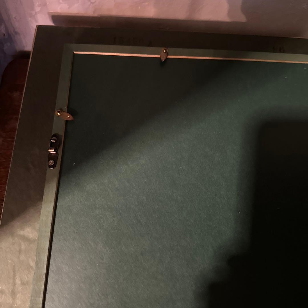 大幅お値下げ❗️みずみずしい　りんごの油絵　洋画　ヴィンテージ　ゴールド額縁